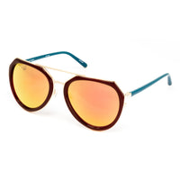 Thumbnail for Matthew Williamson x Linda Farrow Red and Teal Sunglasses MW126C6SUN