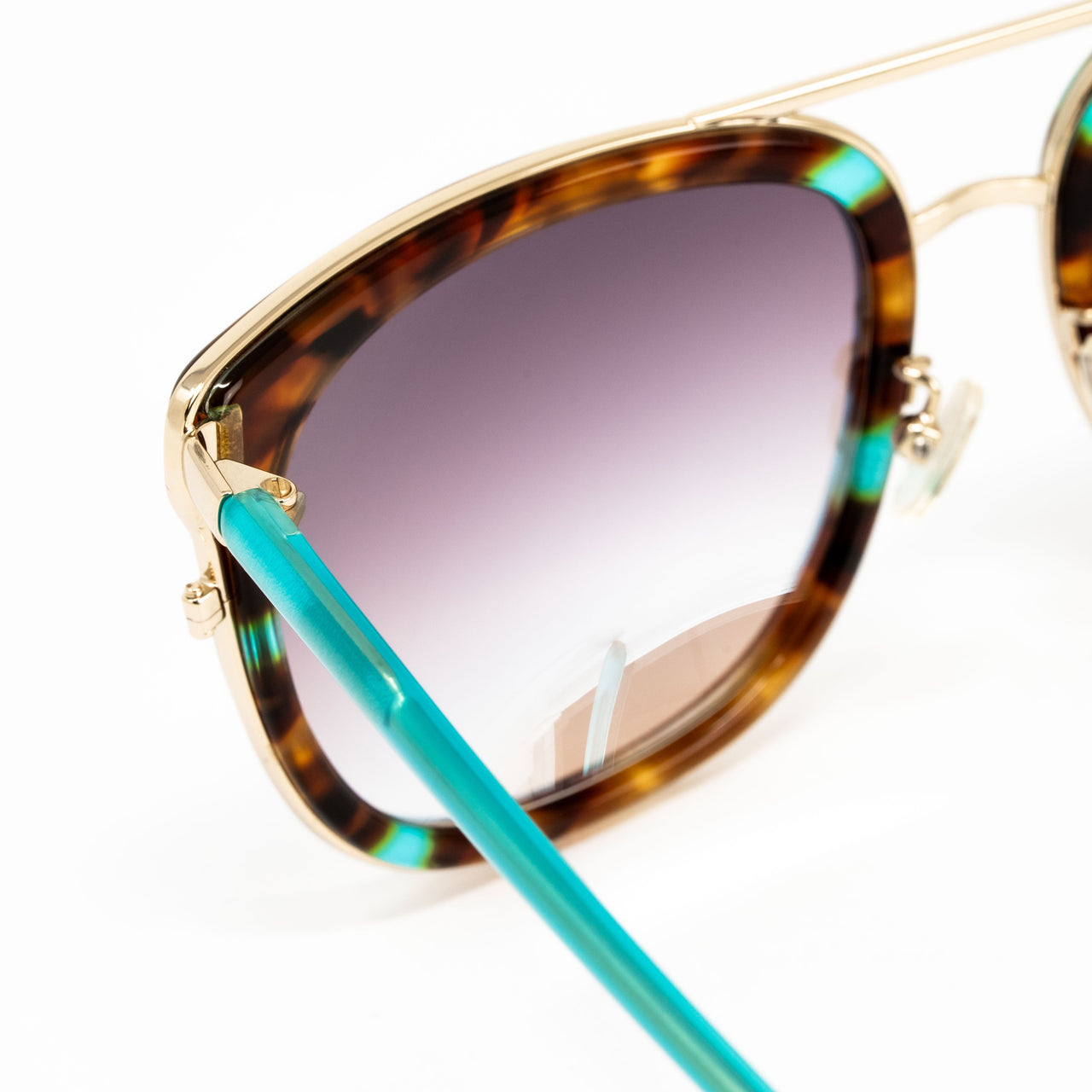 Matthew Williamson x Linda Farrow Blue Sunglasses MW127C1SUN