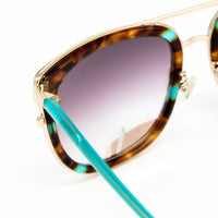 Thumbnail for Matthew Williamson x Linda Farrow Blue Sunglasses MW127C1SUN