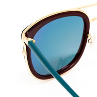 Thumbnail for Matthew Williamson x Linda Farrow Burgundy Sunglasses MW127C6SUN