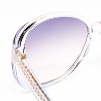 Thumbnail for Matthew Williamson x Linda Farrow Translucent/purple Sunglasses MW135C4SUN