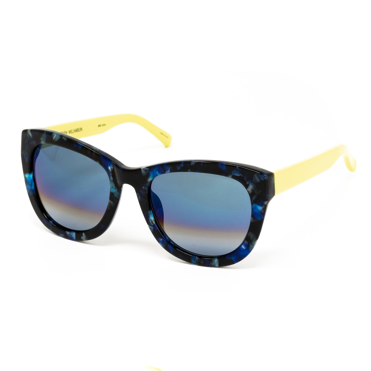 Matthew Williamson x Linda Farrow BlueMarbled Sunglasses MW137C4SUN