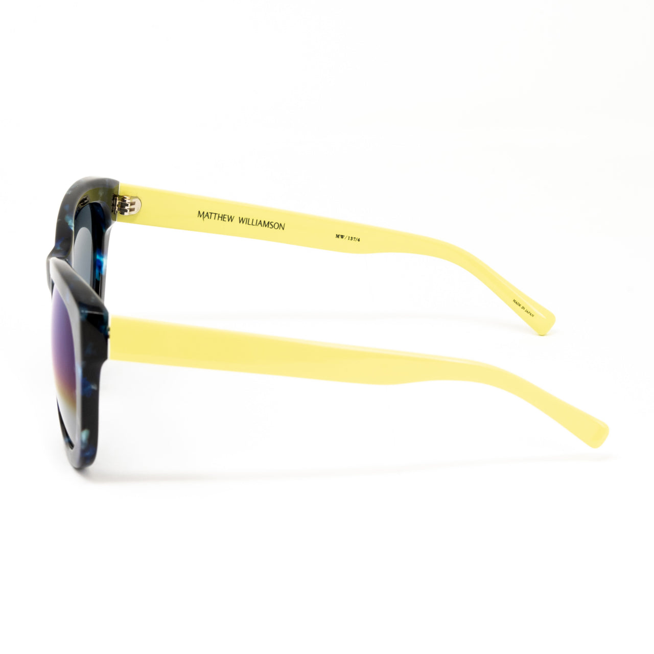 Matthew Williamson x Linda Farrow BlueMarbled Sunglasses MW137C4SUN