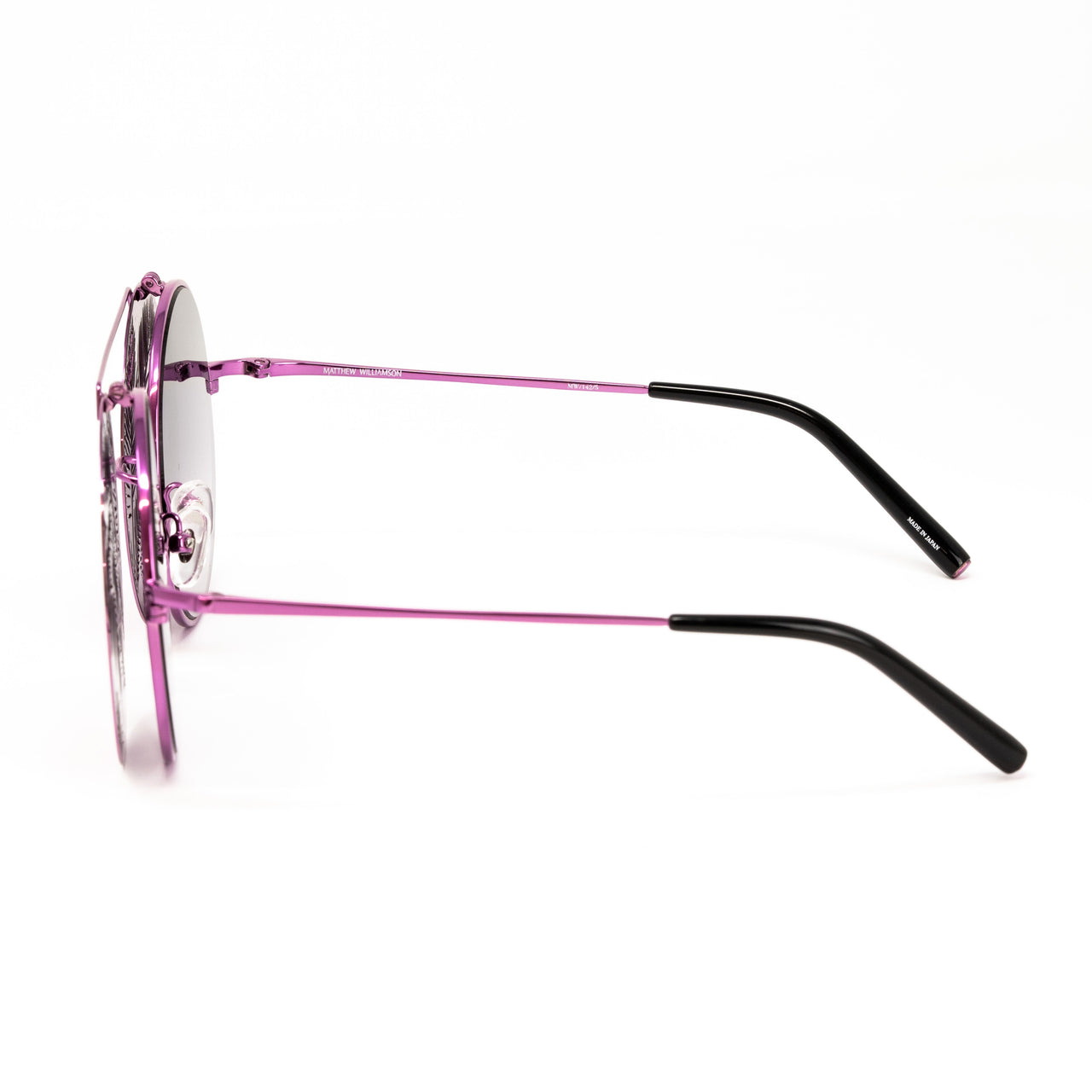 Matthew Williamson x Linda Farrow Purple Flip-up Sunglasses MW142C5SUN