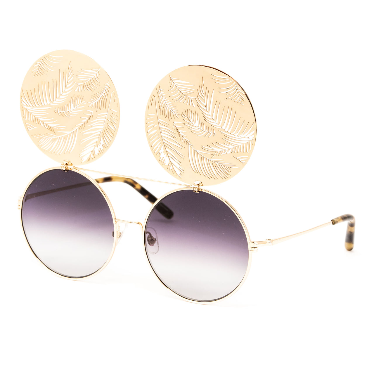 Matthew Williamson x Linda Farrow Gold Sunglasses MW142C6SUN