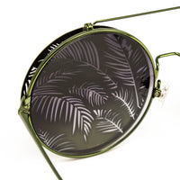 Thumbnail for Matthew Williamson x Linda Farrow Green Sunglasses MW142C7SUN