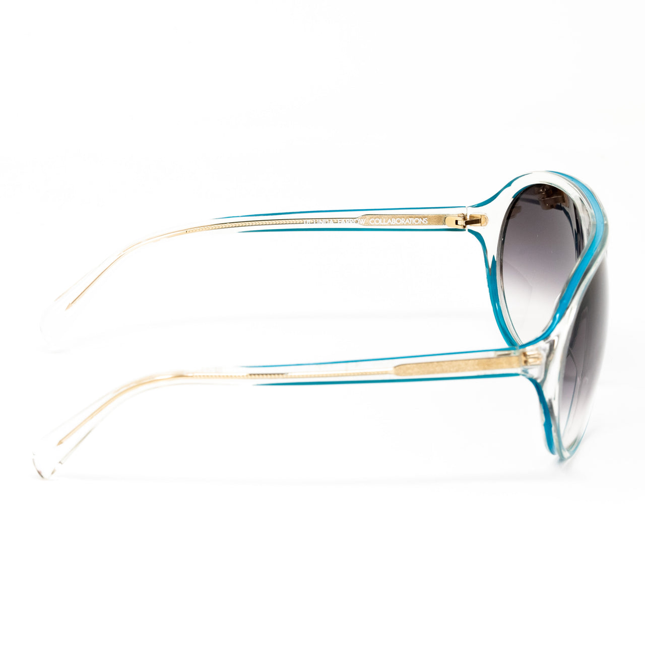 Matthew Williamson x Linda Farrow Blue Sunglasses MW14C1SUN