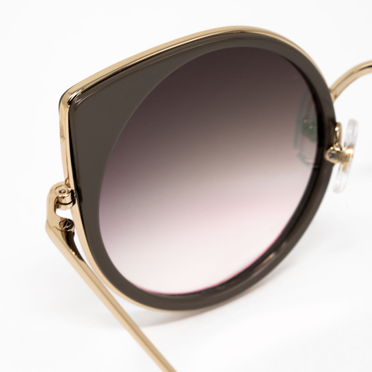 Matthew Williamson x Linda Farrow Brown Sunglasses MW174C8SUN