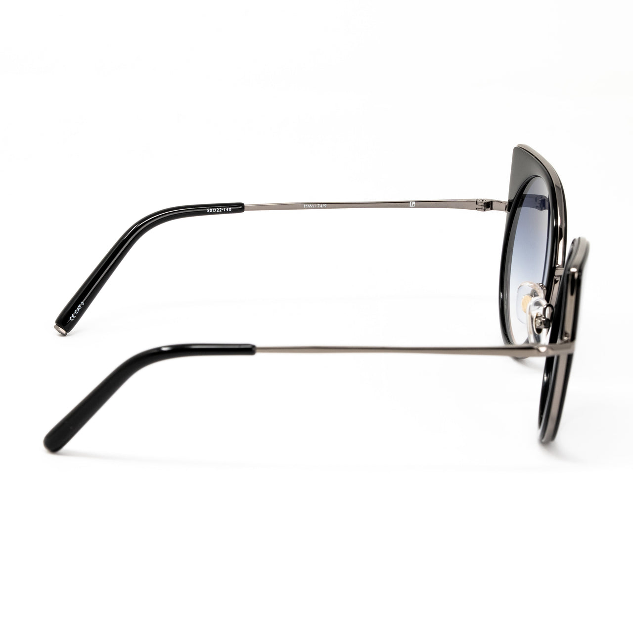 Matthew Williamson x Linda Farrow Black Sunglasses MW174C9SUN