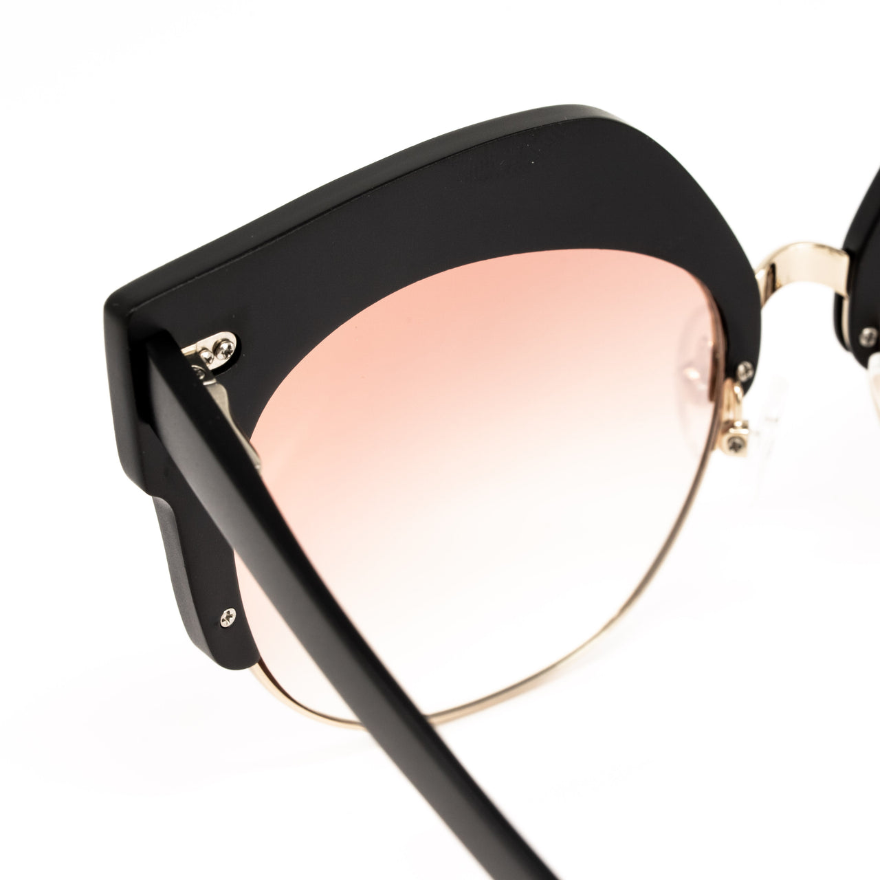 Matthew Williamson x Linda Farrow Black/Glitter Sunglasses MW181C3SUN