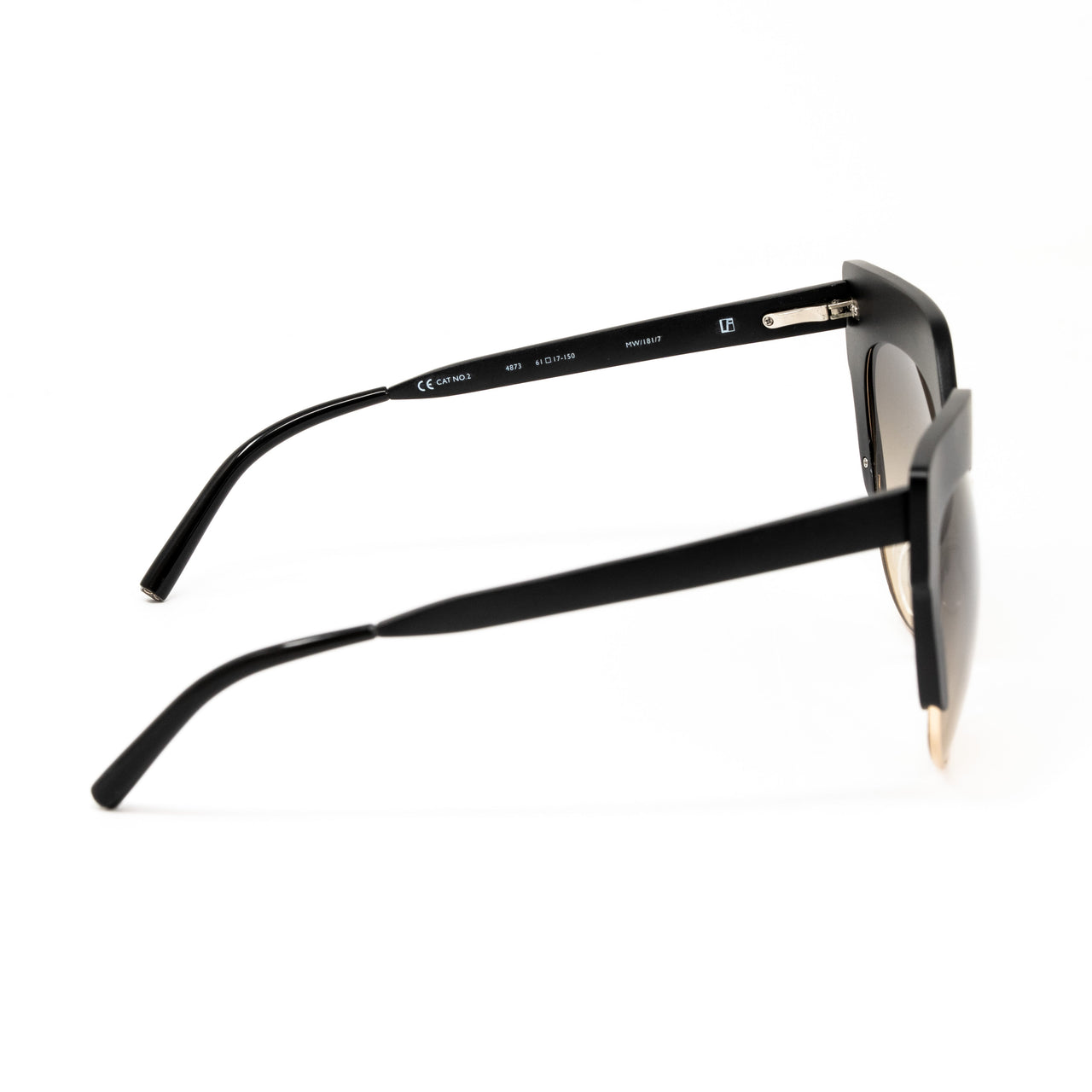 Matthew Williamson x Linda Farrow Black Sunglasses MW181C7SUN
