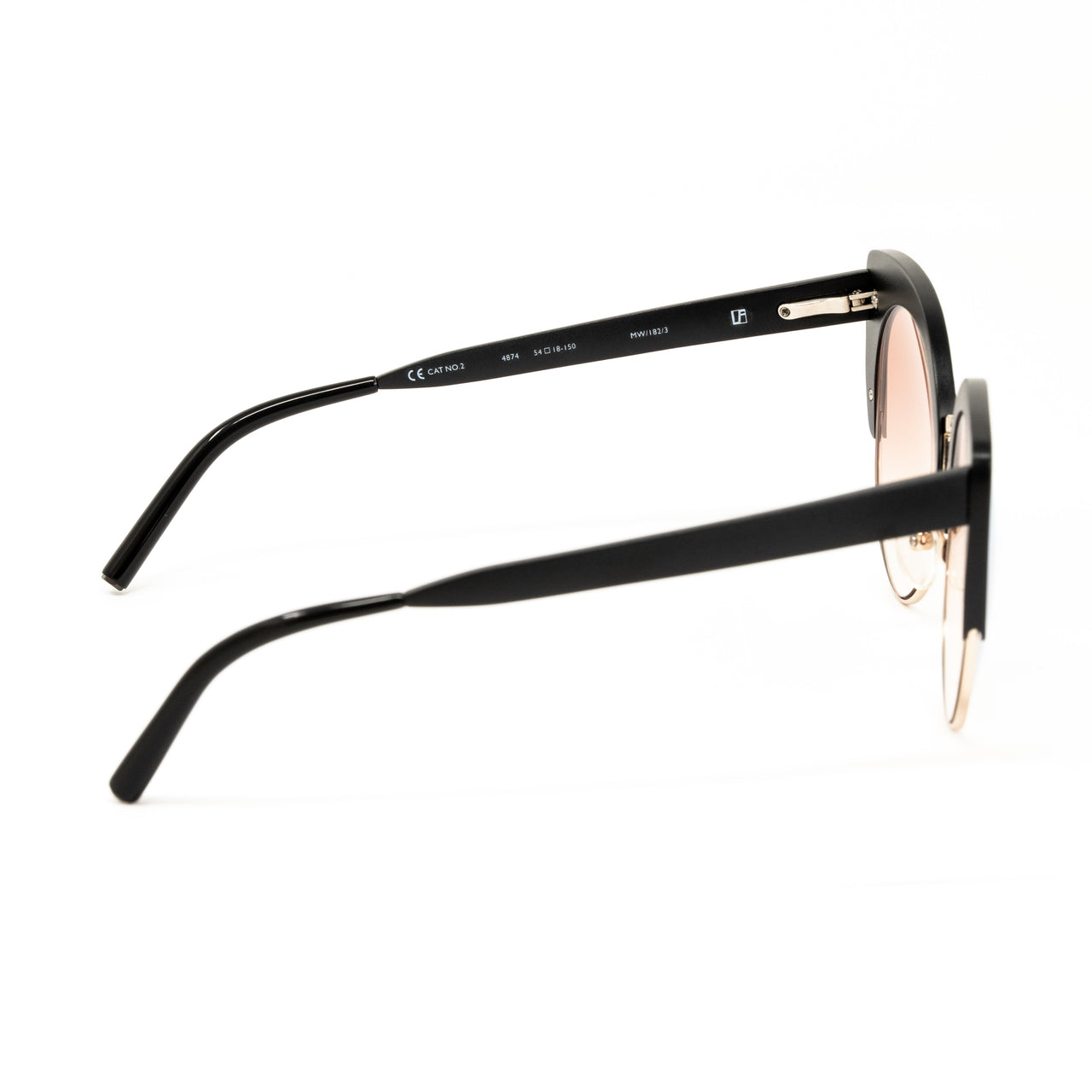 Matthew Williamson x Linda Farrow Black Sunglasses MW182C3SUN