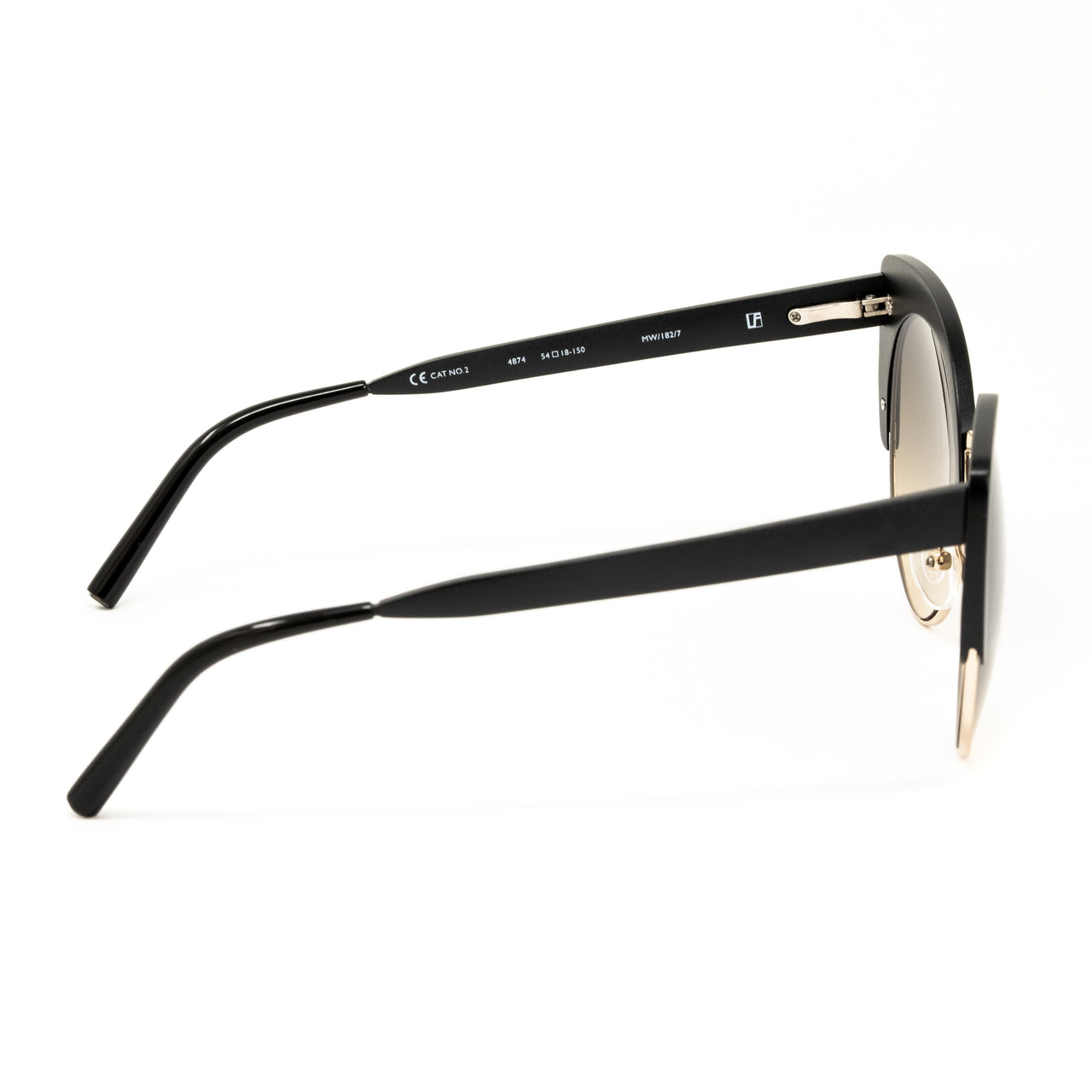 Matthew Williamson x Linda Farrow Black Sunglasses MW182C7SUN