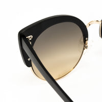 Thumbnail for Matthew Williamson x Linda Farrow Black Sunglasses MW182C7SUN