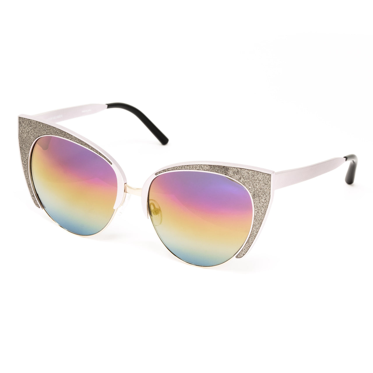 Matthew Williamson x Linda Farrow Rainbow Glitter Sunglasses MW183C4SUN
