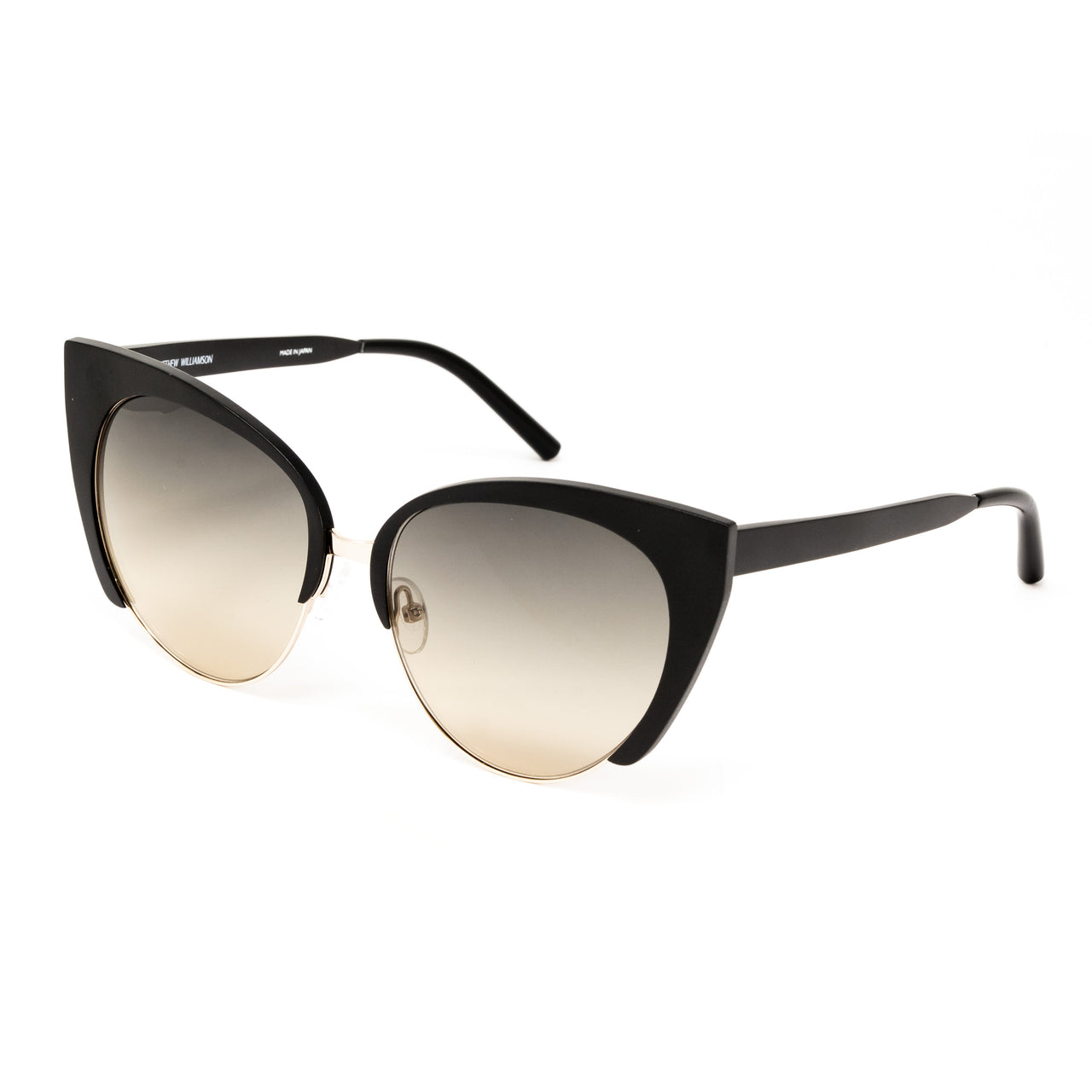 Matthew Williamson x Linda Farrow Black Sunglasses MW183C7SUN