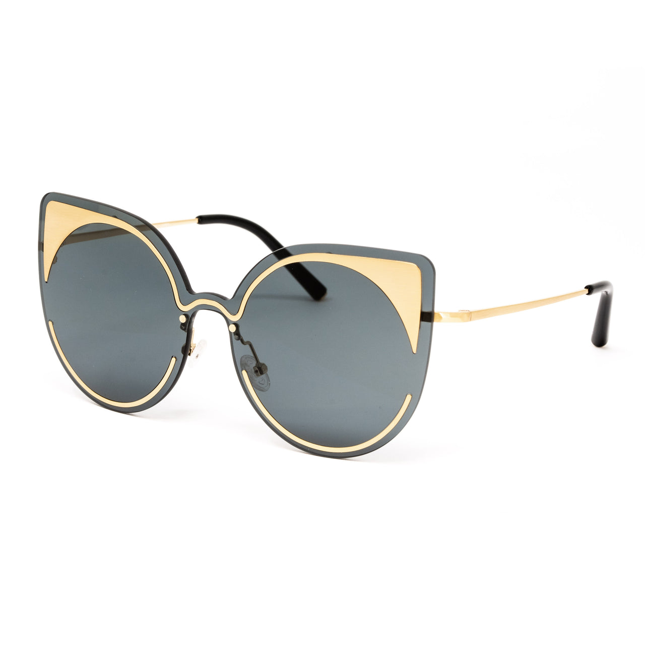 Matthew Williamson x Linda Farrow Gold Cat-eye Sunglasses MW184C1SUN