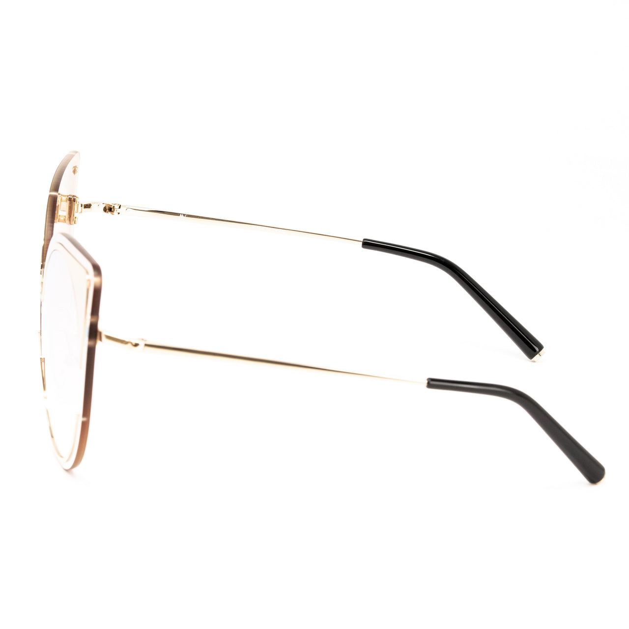 Matthew Williamson x Linda Farrow Gold Cat-eye Sunglasses MW184C2SUN