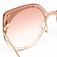 Thumbnail for Matthew Williamson x Linda Farrow Gold Cat-eye Sunglasses MW184C2SUN