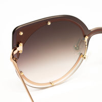 Thumbnail for Matthew Williamson x Linda Farrow Pink Cat-eye Sunglasses MW184C6SUN
