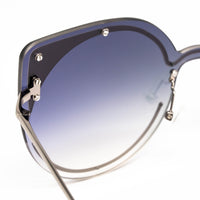 Thumbnail for Matthew Williamson x Linda Farrow Purple Cat-eye Sunglasses MW184C7SUN