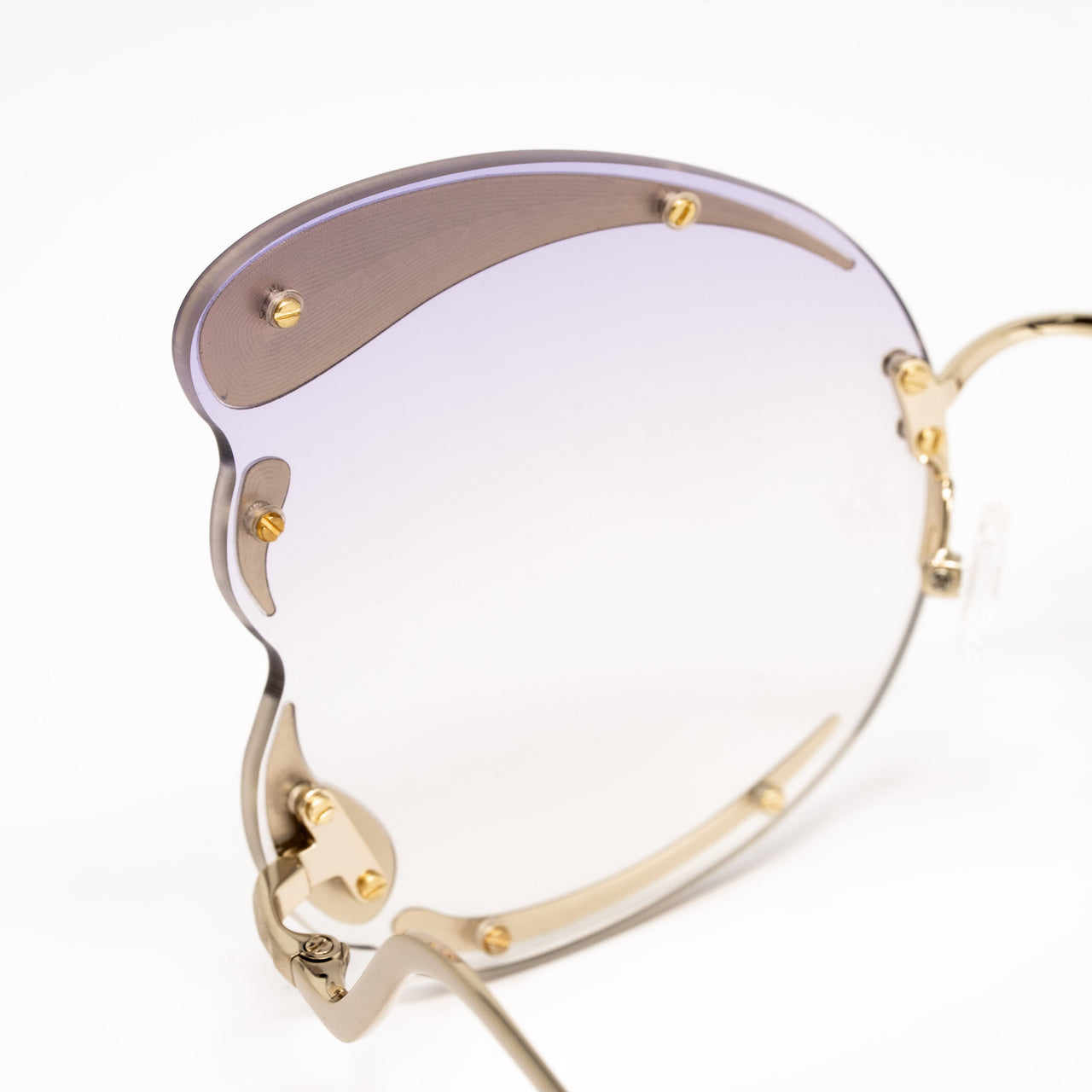 Matthew Williamson x Linda Farrow Gold Butterrfly Sunglasses MW185C12SUN