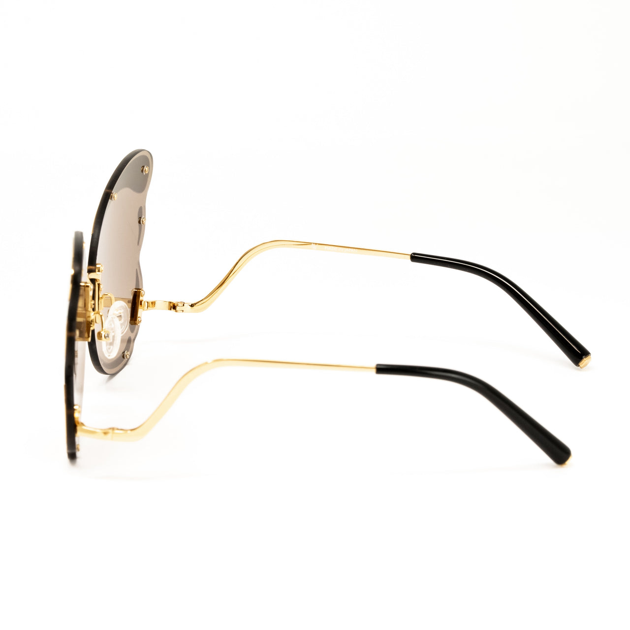 Matthew Williamson x Linda Farrow Brown Butterfly Sunglasses MW185C3SUN