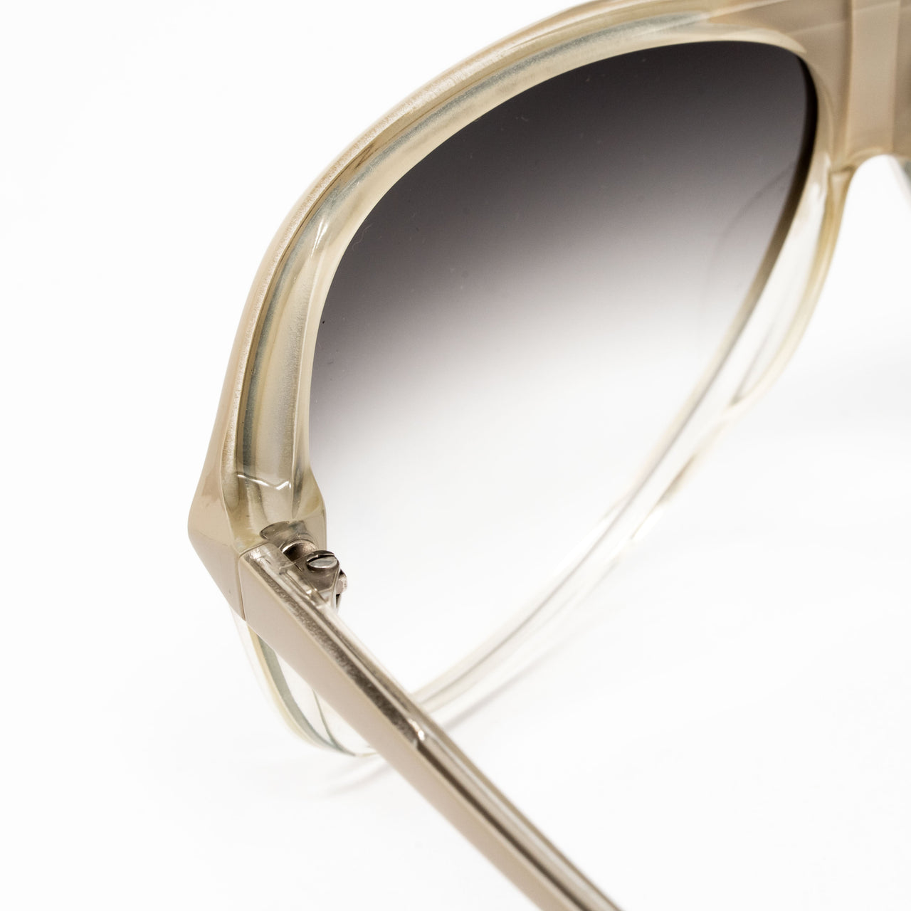 Matthew Williamson x Linda Farrow Cream Sunglasses MW18C6SUN
