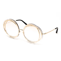 Thumbnail for Matthew Williamson x Linda Farrow Geometric Gold Sunglasses MW205C1SUN