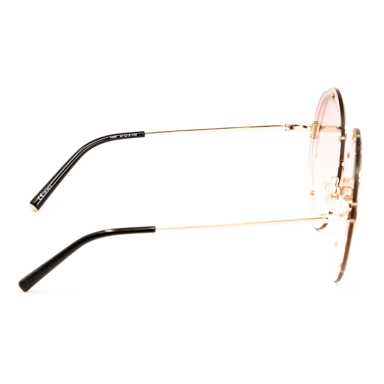 Matthew Williamson x Linda Farrow Geometric Gold Sunglasses MW205C1SUN