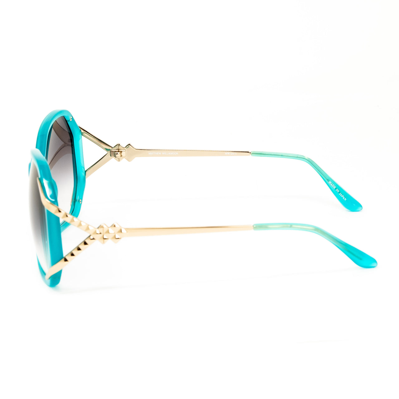 Matthew Williamson x Linda Farrow Blue Sunglasses MW20C1SUN