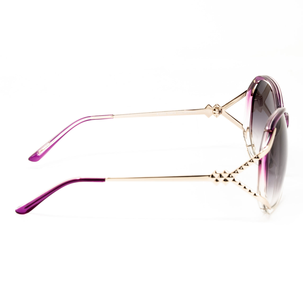 Matthew Williamson x Linda Farrow Purple Sunglasses MW20C4SUN