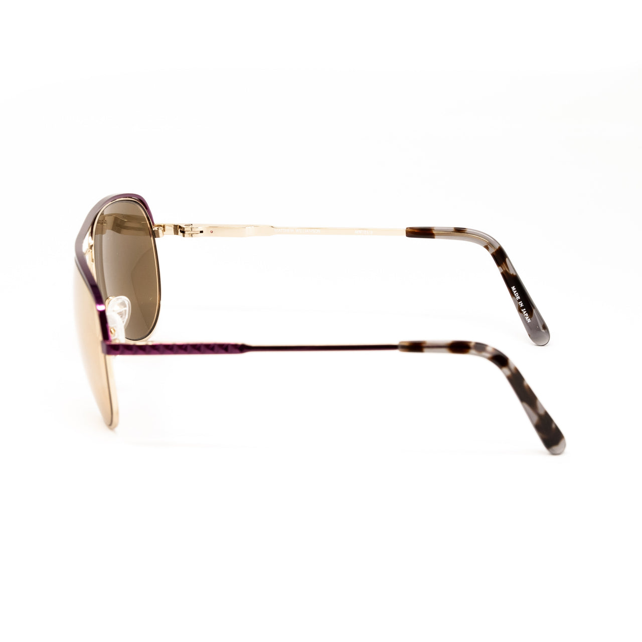 Matthew Williamson x Linda Farrow Gold Mirror Sunglasses MW21C5SUN