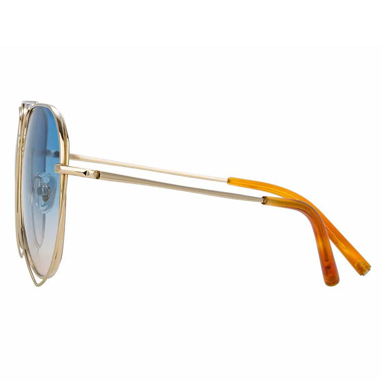 Matthew Williamson x Linda Farrow Blue Sunglasses MW222C9SUN