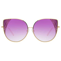 Thumbnail for Matthew Williamson x Linda Farrow Purple Sunglasses MW227C5SUN