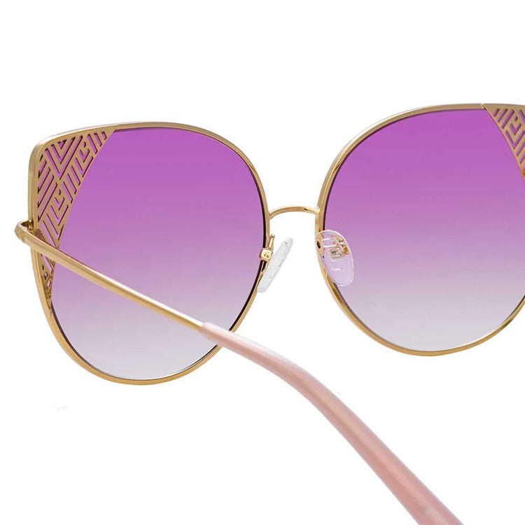Matthew Williamson x Linda Farrow Purple Sunglasses MW227C5SUN