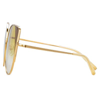 Thumbnail for Matthew Williamson x Linda Farrow Yellow Sunglasses MW227C6SUN