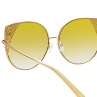 Thumbnail for Matthew Williamson x Linda Farrow Yellow Sunglasses MW227C6SUN