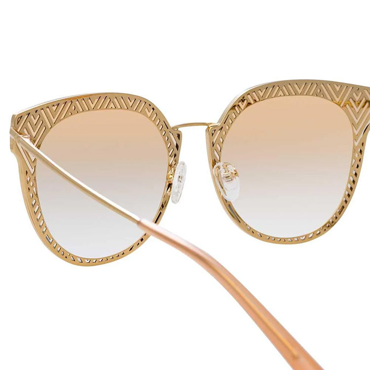 Matthew Williamson x Linda Farrow Light Brown Sunglasses MW228C2SUN
