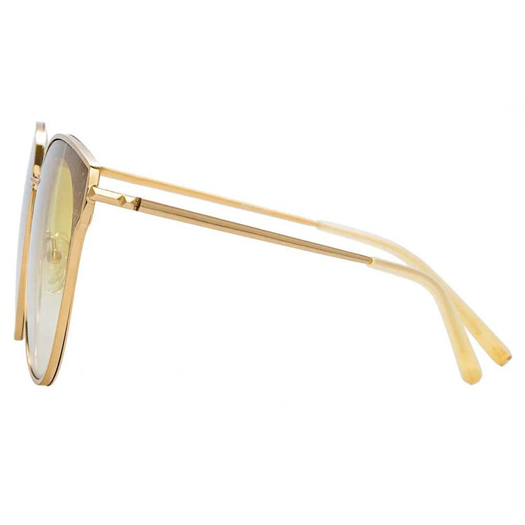 Matthew Williamson x Linda Farrow Yellow Sunglasses MW228C6SUN