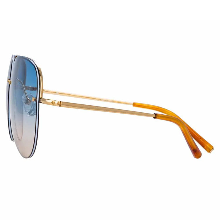 Matthew Williamson x Linda Farrow Blue Sunglasses MW240C3SUN