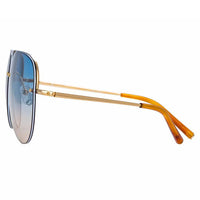 Thumbnail for Matthew Williamson x Linda Farrow Blue Sunglasses MW240C3SUN