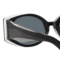 Thumbnail for Matthew Williamson x Linda Farrow Black Sunglasses MW249C1SUN