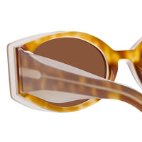 Thumbnail for Matthew Williamson x Linda Farrow Tortoiseshell Sunglasses MW249C2SUN