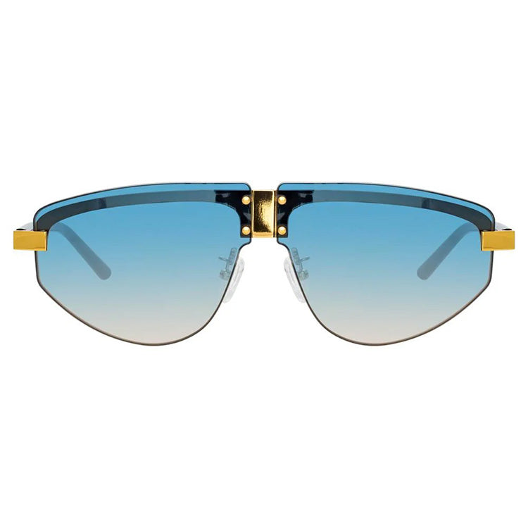 Matthew Williamson x Linda Farrow Blue Sunglasses MW253C3SUN