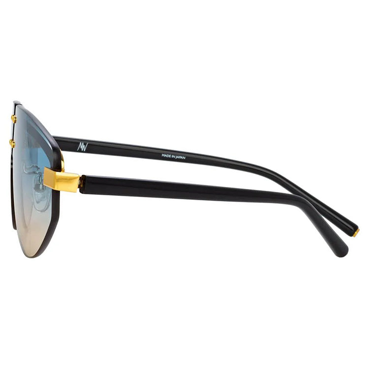Matthew Williamson x Linda Farrow Blue Sunglasses MW253C3SUN