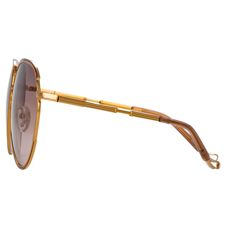 Matthew Williamson x Linda Farrow Brown Sunglasses MW254C1SUN