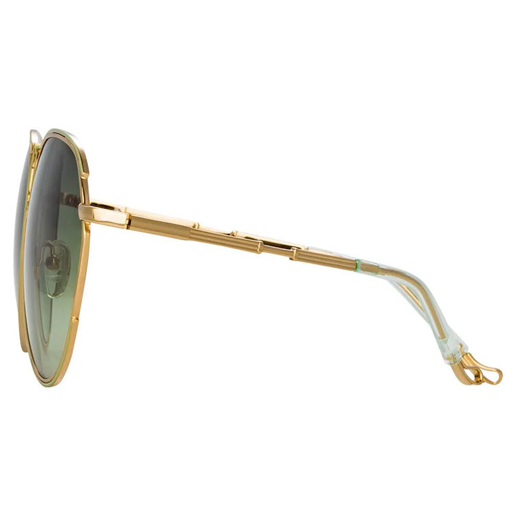Matthew Williamson x Linda Farrow Green Sunglasses MW254C2SUN