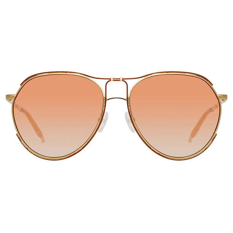 Matthew Williamson x Linda Farrow Orange Sunglasses MW254C3SUN