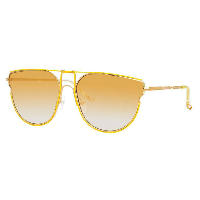 Matthew Williamson x Linda Farrow yellow Sunglasses MW255C2SUN